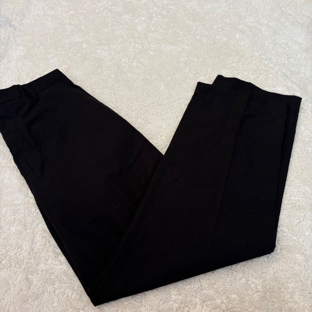 JCrew Chino Pants Mens 34x32 Black Preppy Cotton Office Workwear Career Business - Picture 1 of 6